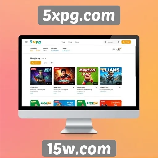 Interface e experiência do usuário no 5xpg.com